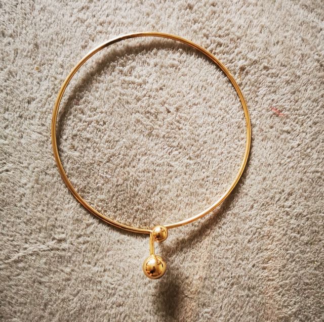 ELEGANTE collar dorado para ocasión especial