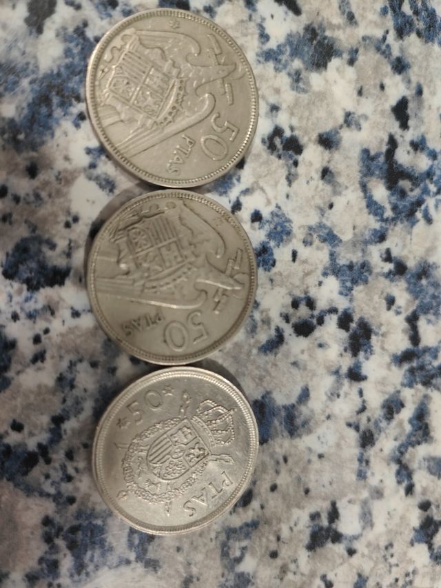 monedas de 50 pesetas