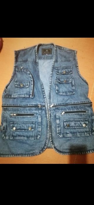 chaleco vaquera para el hombre bugao