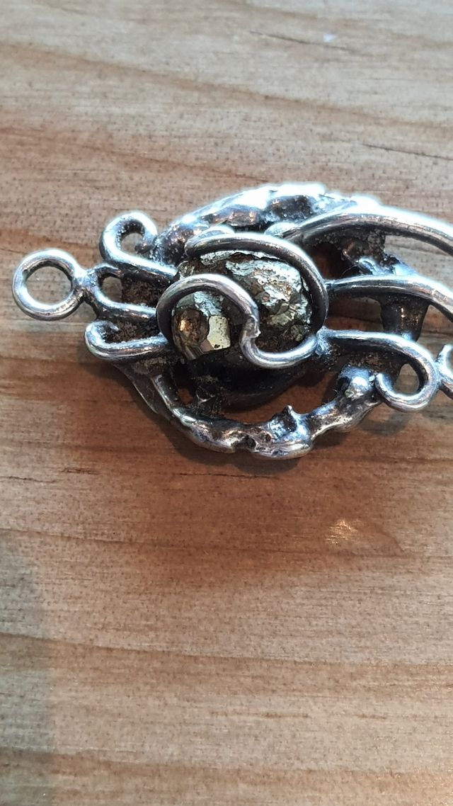 REGALO NAVIDAD! Colgante vintage plata con piedra