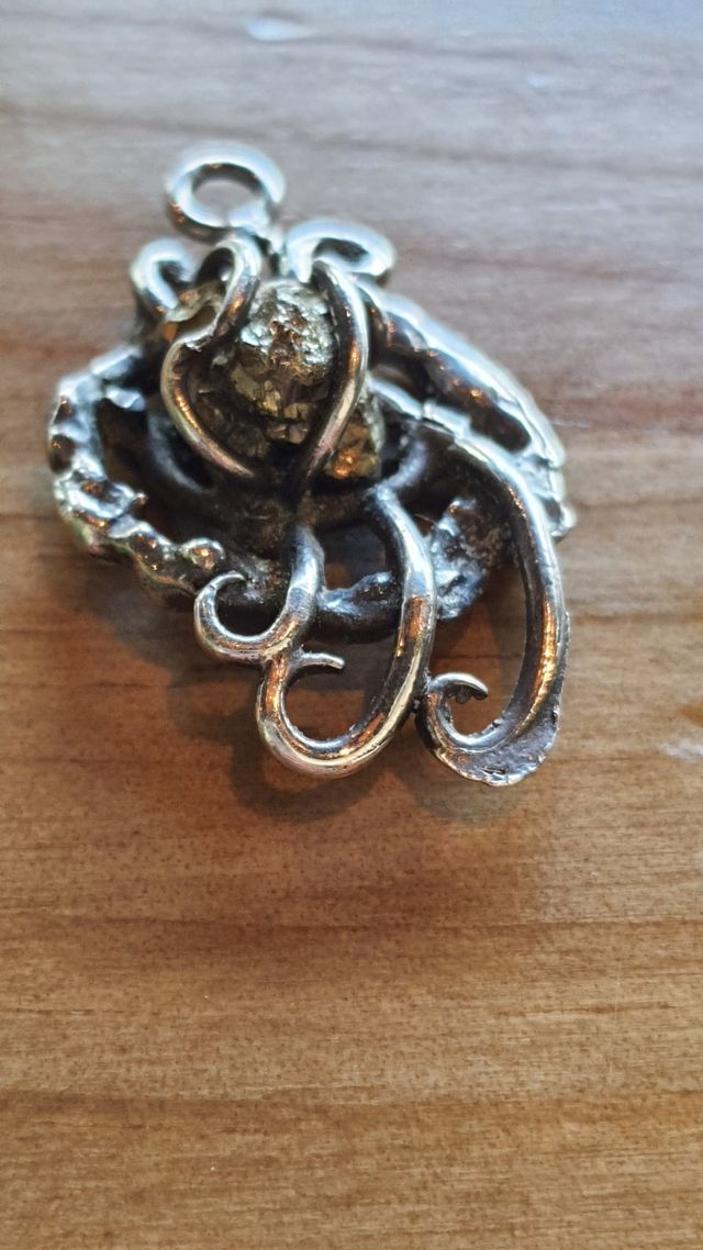 REGALO NAVIDAD! Colgante vintage plata con piedra