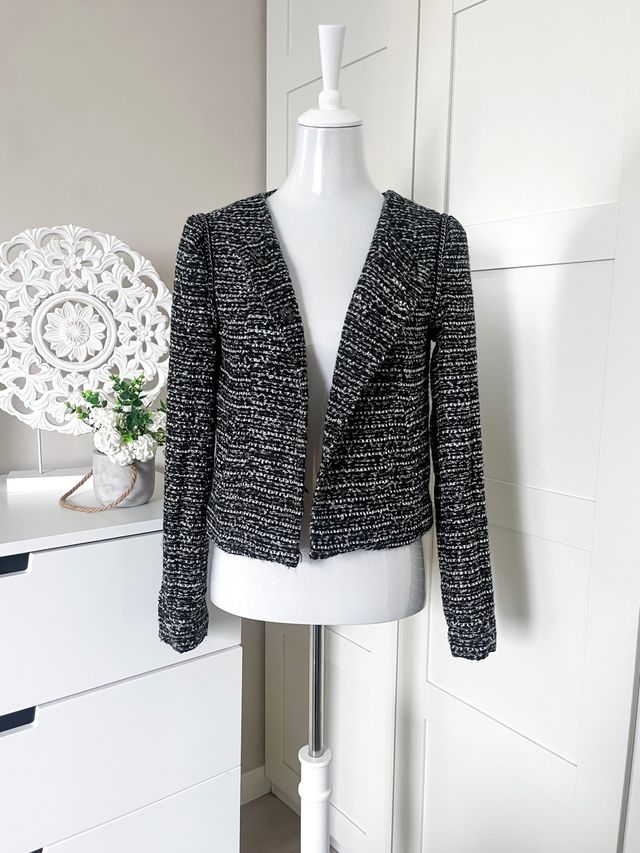 Blazer negra y blanca de Vila Talla M