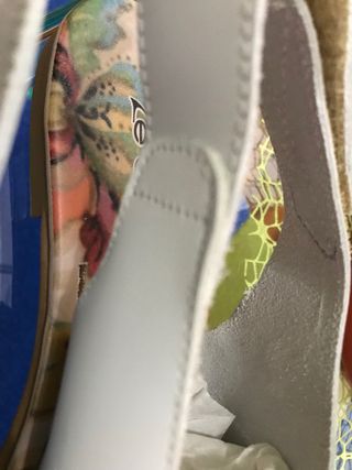 Sandali bassi in pelle bianca N.40 LE CHICCHE