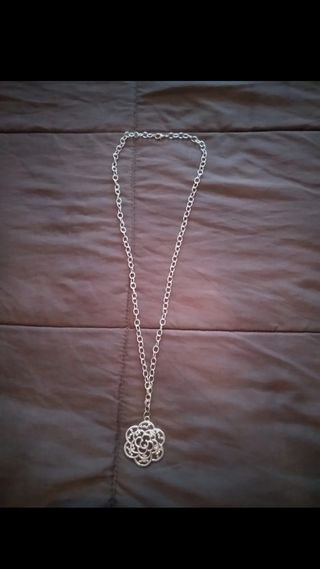 cadena con colgante ,acero