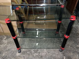 Mesa para tv de cristal