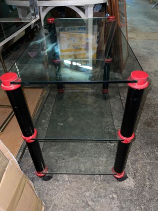 Mesa para tv de cristal
