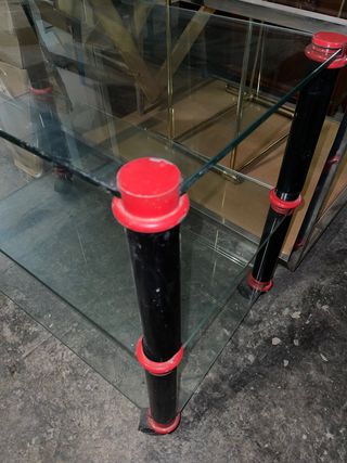 Mesa para tv de cristal