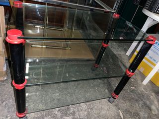 Mesa para tv de cristal