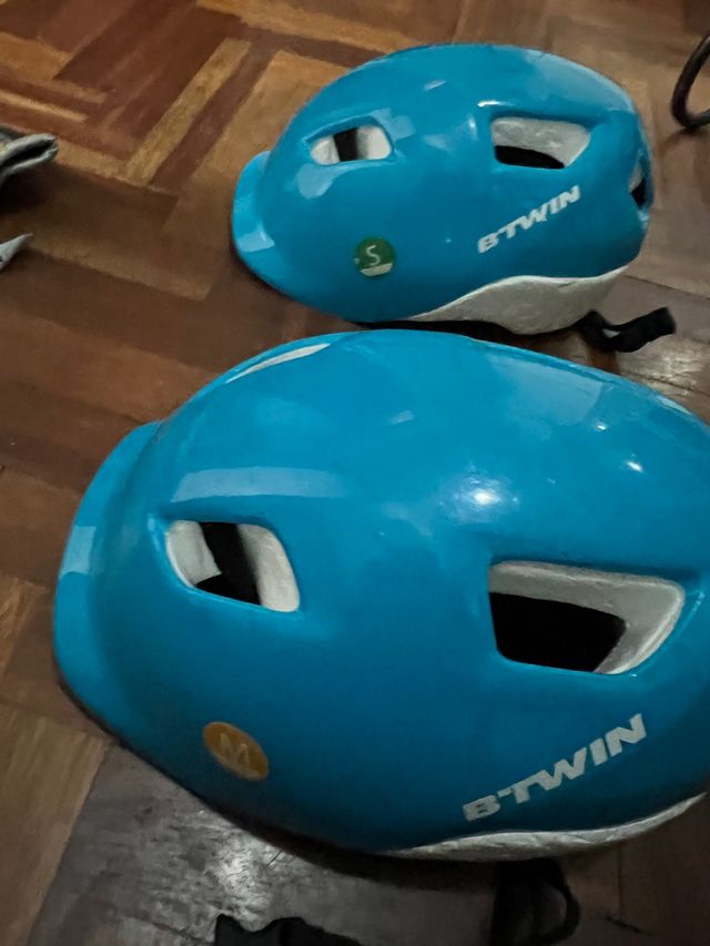 Cascos bicicleta Btwin. Decatlon. Tallas M y S