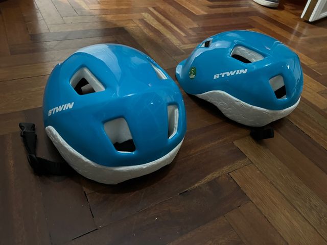 Cascos bicicleta Btwin. Decatlon. Tallas M y S