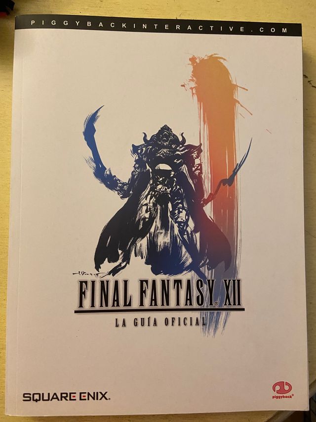 Guía oficial Final Fantasy XII piggyback