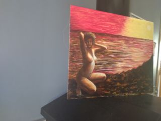 cuadro decorativo pintado a mano 