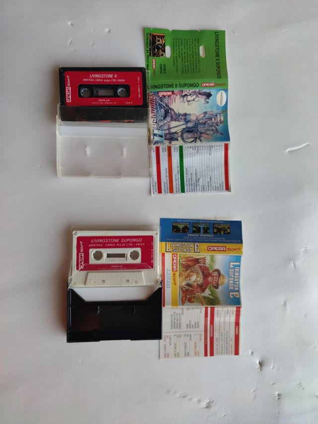 Pack juegos Amstrad Livingstone supongo 1 y 2