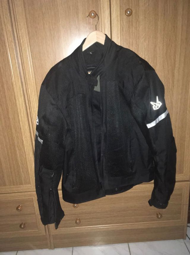 Cazadora chupa moto motardzone con protección xl