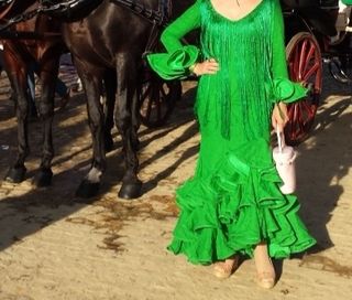 Vestido flamenca y REGALO