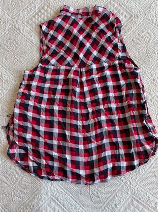 Camisa sin mangas Bershka