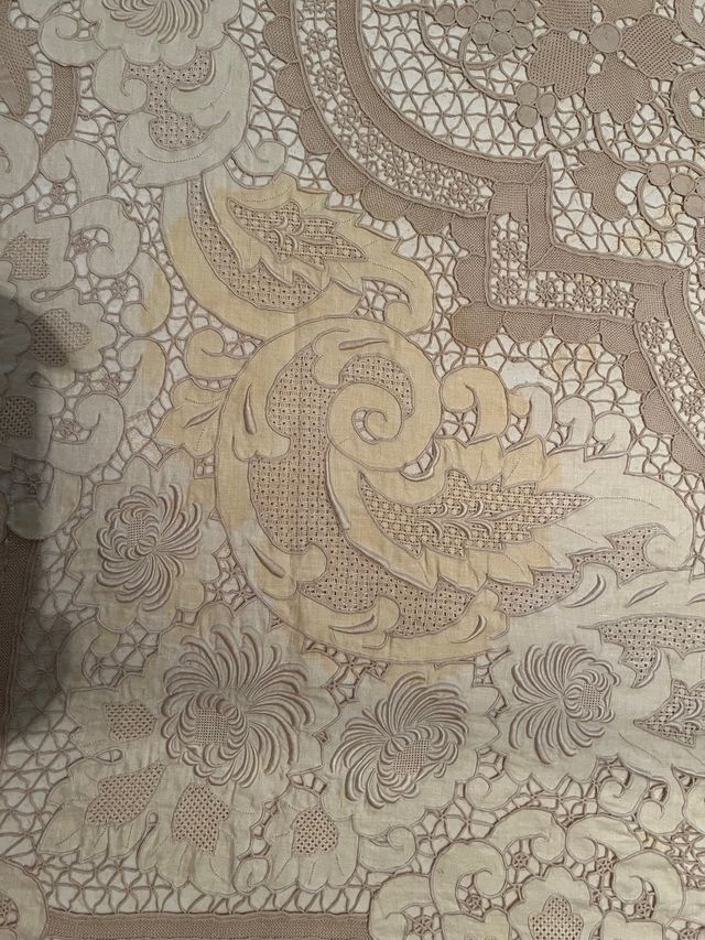 COLCHA ENCAJE VENECIANO