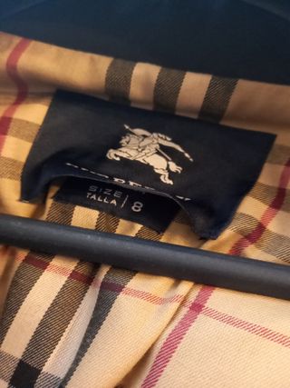 Gabardina hombre Burberry  5 botones