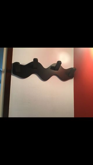 Perchero  de madera de diseño