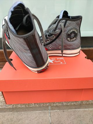 converse grises talla 39