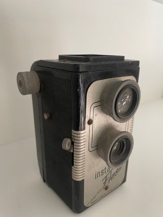 Cámara de fotos antigua insta flash