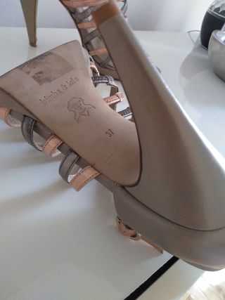Bimba & Lola, sandalias de vestir de piel 