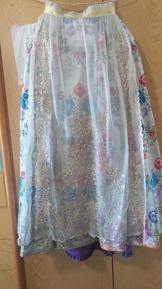 TRAJE DE FALLERA NIÑA 6-8 AÑOS