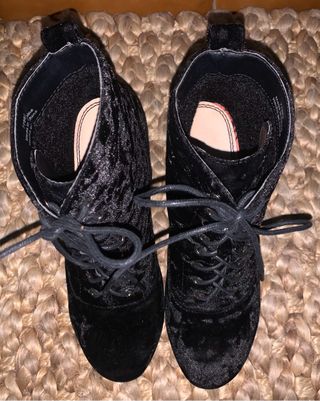 Botas Marypaz terciopelo como nuevas (Negociable)