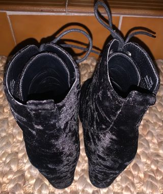 Botas Marypaz terciopelo como nuevas (Negociable)