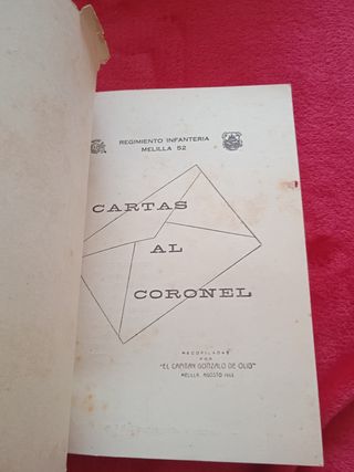 Cartas al coronel. Capitán Gonzalo de Olid