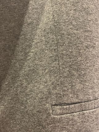 Blazer Gris Algodón Zara