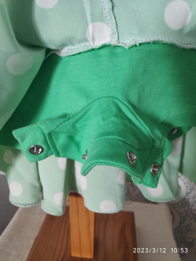 BODY FLAMENCO BEBÉ "NUEVO" TALLA 1 MES