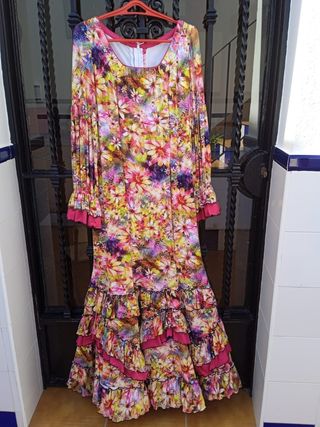 Vestido de flamenca estampado