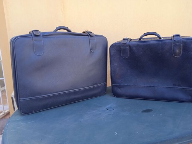 Juego de maletas de piel