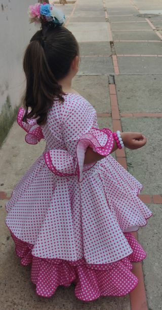Traje flamenca niña
