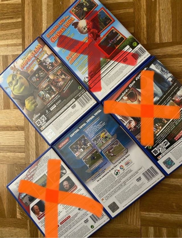 PACK 3 JUEGOS PLAY STATION 2 (caja,juego e instru)
