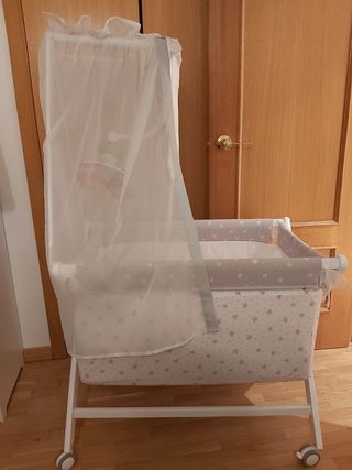 minicuna bebe madera