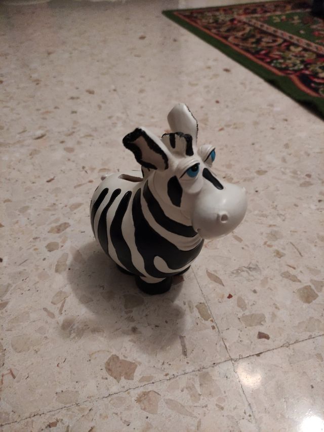 Hucha cebra para niños