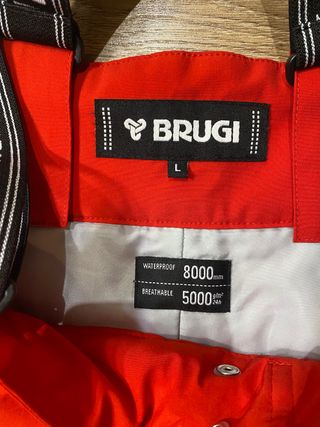 PANTALON ESQUI ROJO BRUGI (UN USO CON FACTURA)