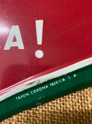 Chapa original Gaseosa La Casera