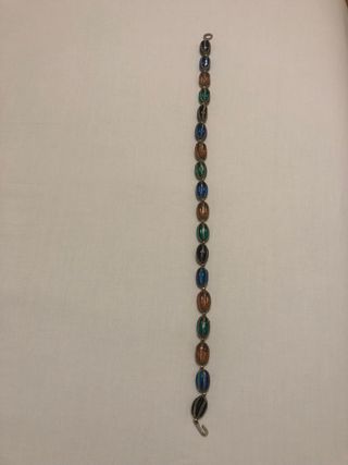 Collar de piedras de cristal colores 