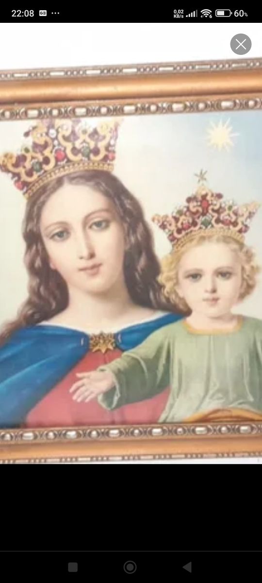 Cuadro De La Virgen María Auxiliadora