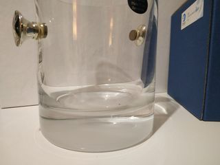 Cubitera elegante cristal y plata