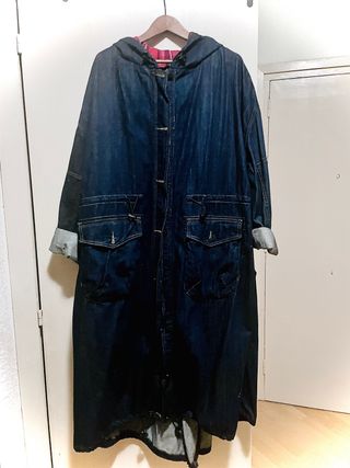 RIHANNA X RIVER ISLAND - Abrigo denim azul t.U