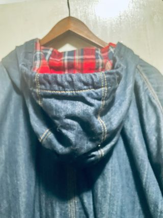 RIHANNA X RIVER ISLAND - Abrigo denim azul t.U