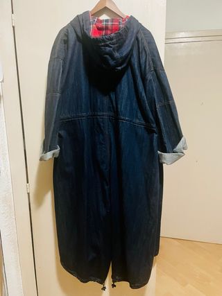 RIHANNA X RIVER ISLAND - Abrigo denim azul t.U