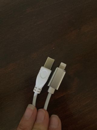 Cable Lightning a USB-B para datos