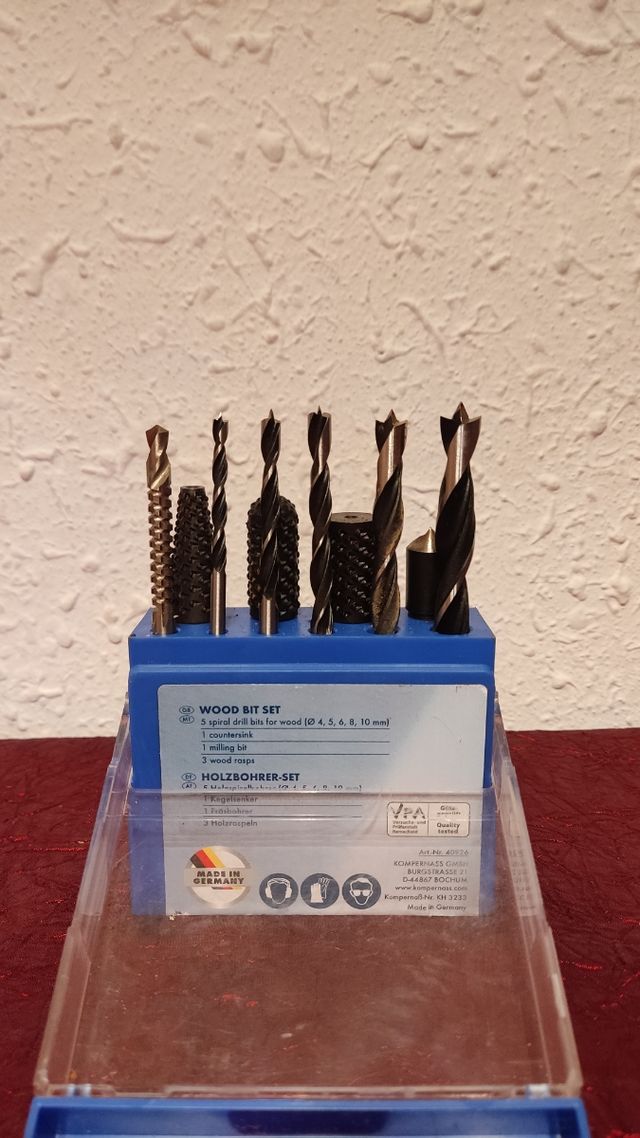Juego de Barrenas para madera