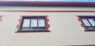 ventanas de aluminio de corredera color marron