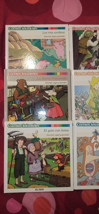 Lote de 10 cuentos para niños.